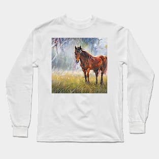 in a spring scenery Long Sleeve T-Shirt